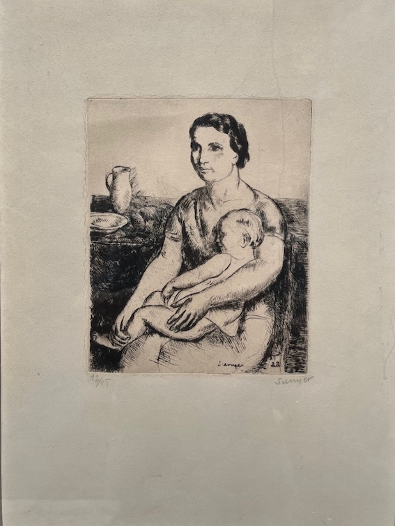 Maternidad con bodegón