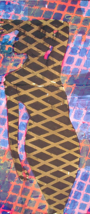 Diamond shaped woman