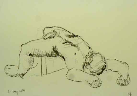 Hombre Desnudo Acostado