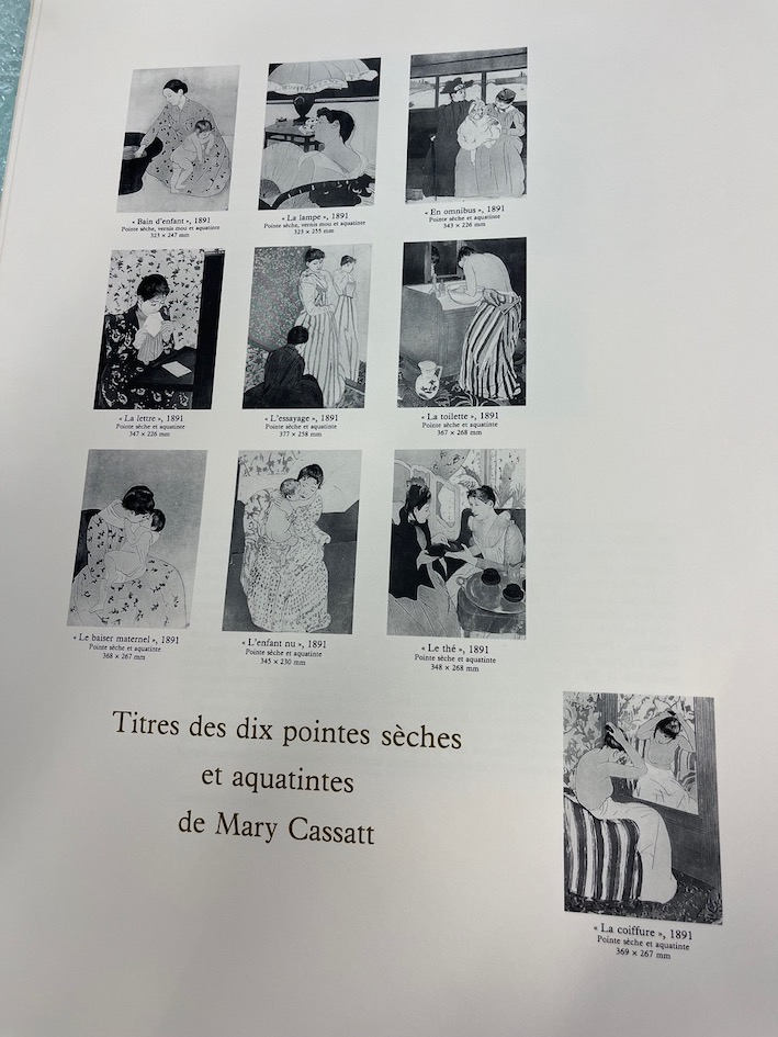 Mary Cassatt: 10 Dry point and aquatint
