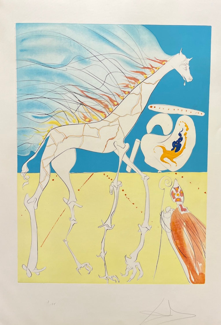 Saturnian giraffe ( La conquista del Cosmos)