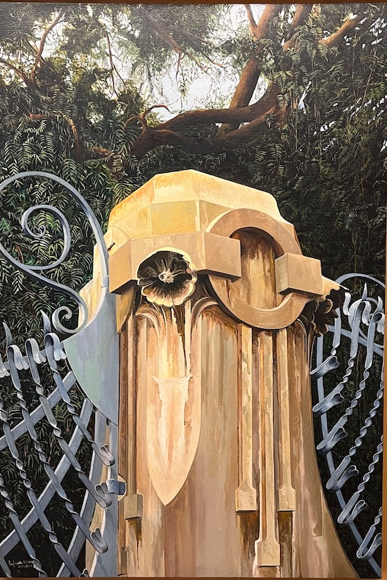  Garden wall of Casa Zapatas