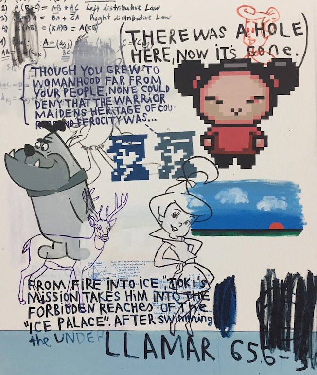 There was a hole here