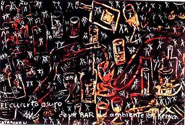 El Cuarto Oscuro De Un Bar De Ambiente En Kenia