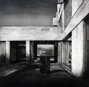 Barcelona From The Patio Of The MIró Foundation