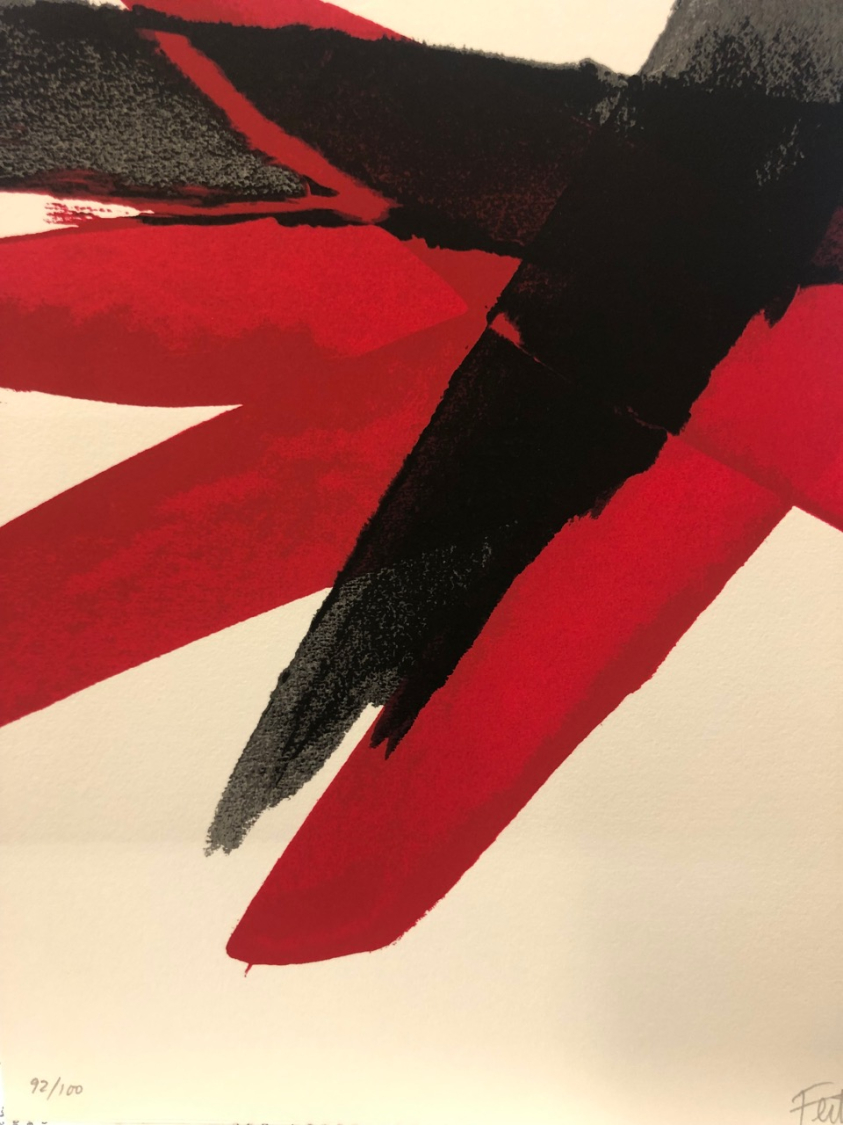 Luis Feito: Caperucita y los cinco cerditos I