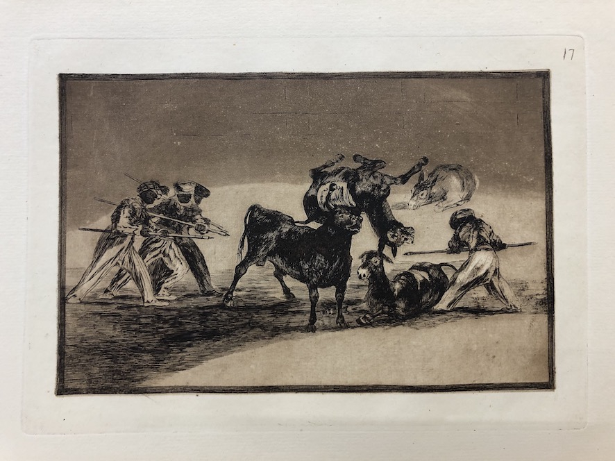 17. Palenque de los moros hecho con burros, para defenderse del toro embolado