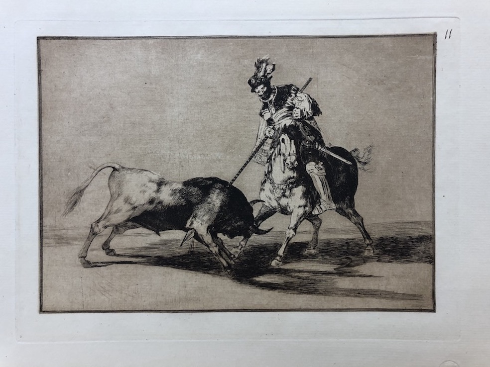 11. El Cid Campeador lanceando otro toro