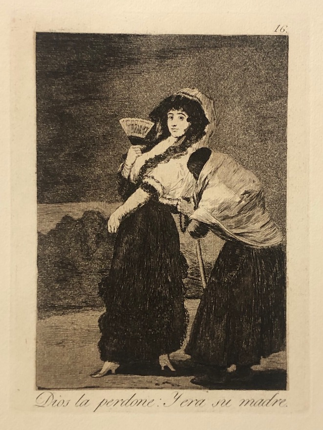 Capricho 16. Dios la perdone: y era su madre