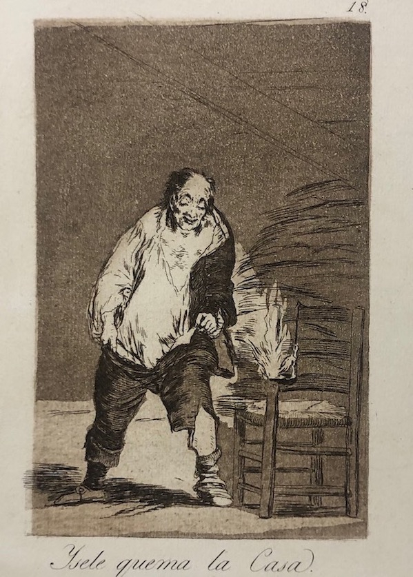 Capricho 18. Y Se le quema la casa