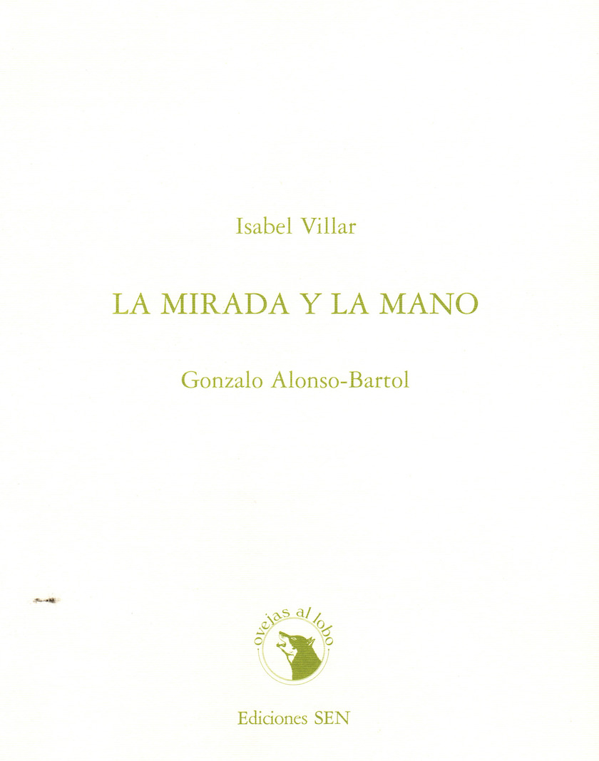 Isabel Villar:  The look and the hand