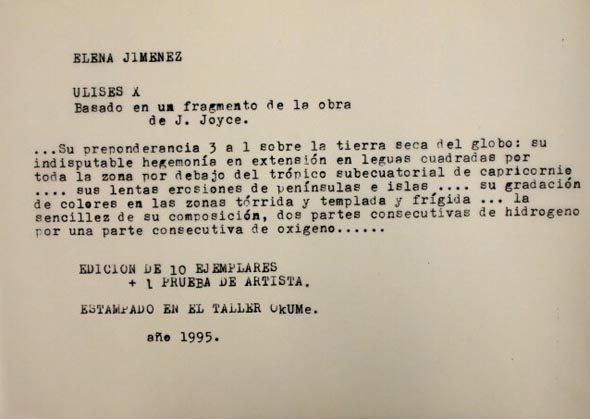 Folder cover "Ulises X" I