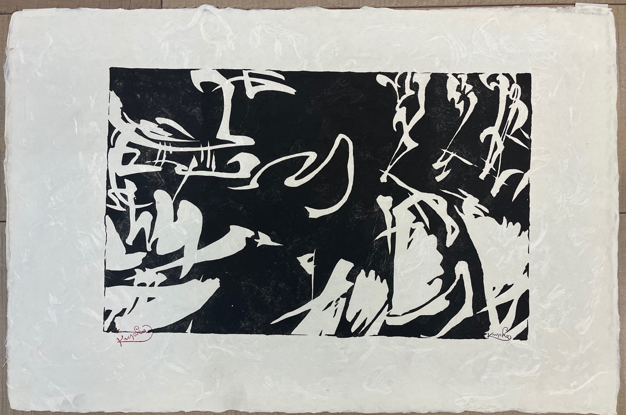 white rhythms on black