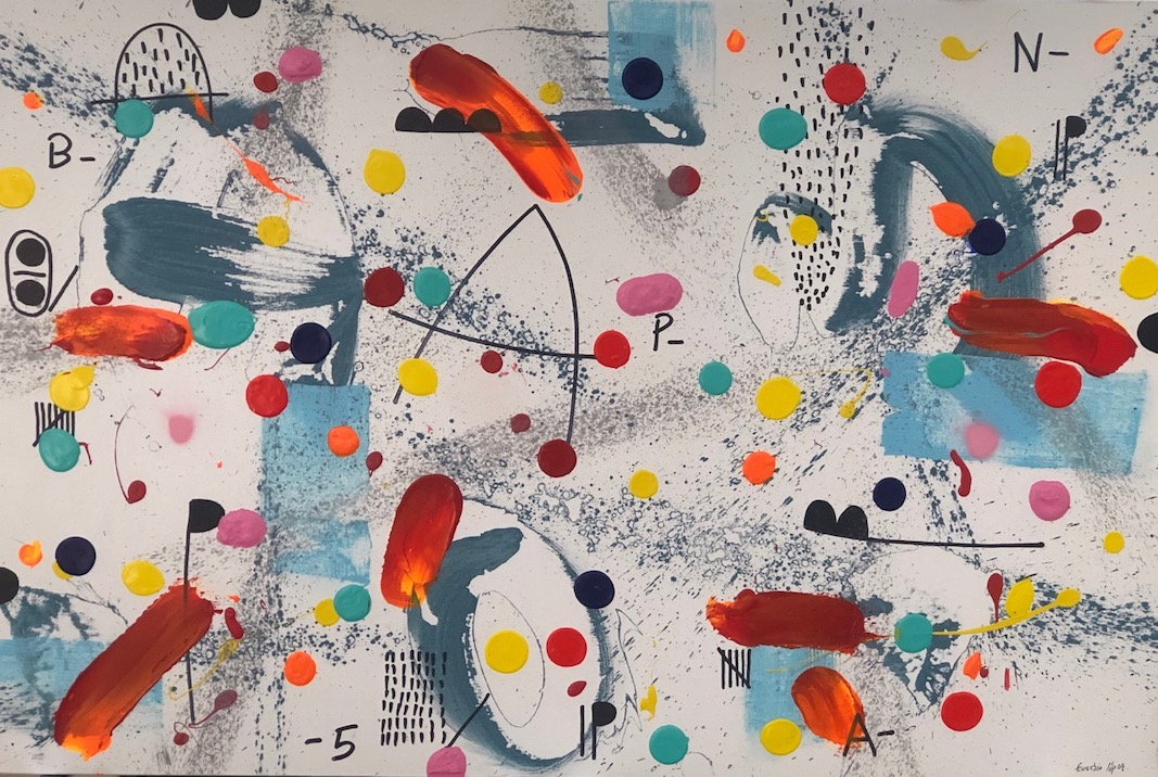 Un horizonte con símbolos