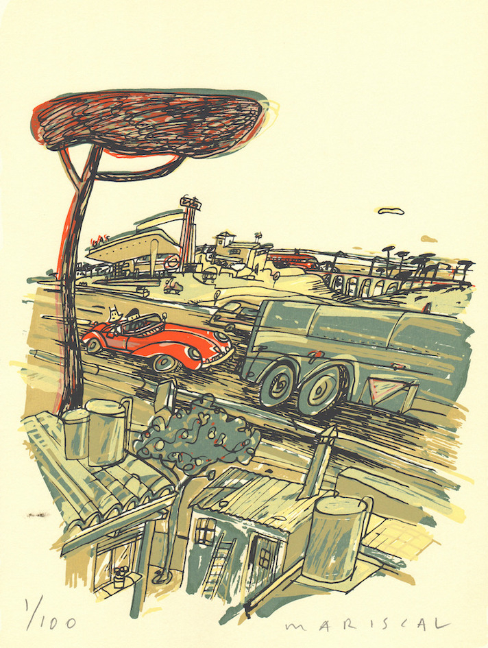 Javier Mariscal: Llueve en la contrariedad V