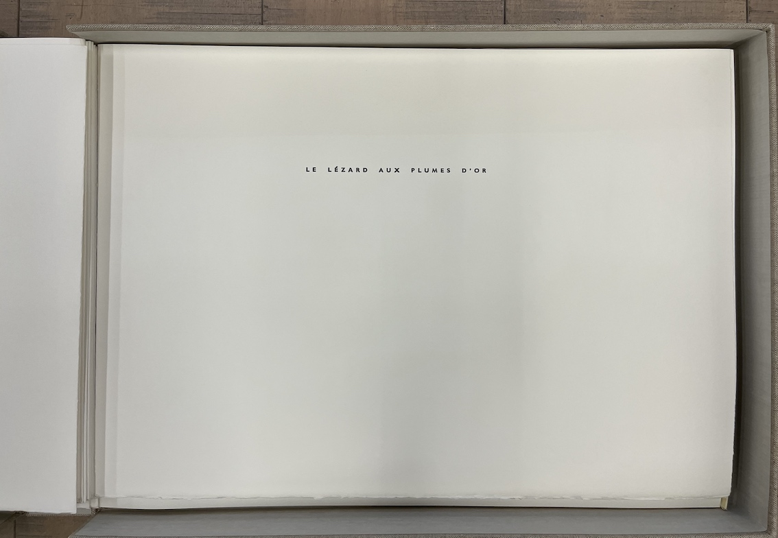 Le Lézard Aux Plumes d' or XLIII