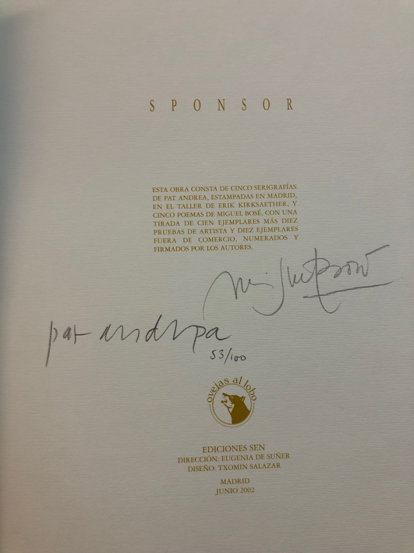 Pat Andrea: Sponsor V