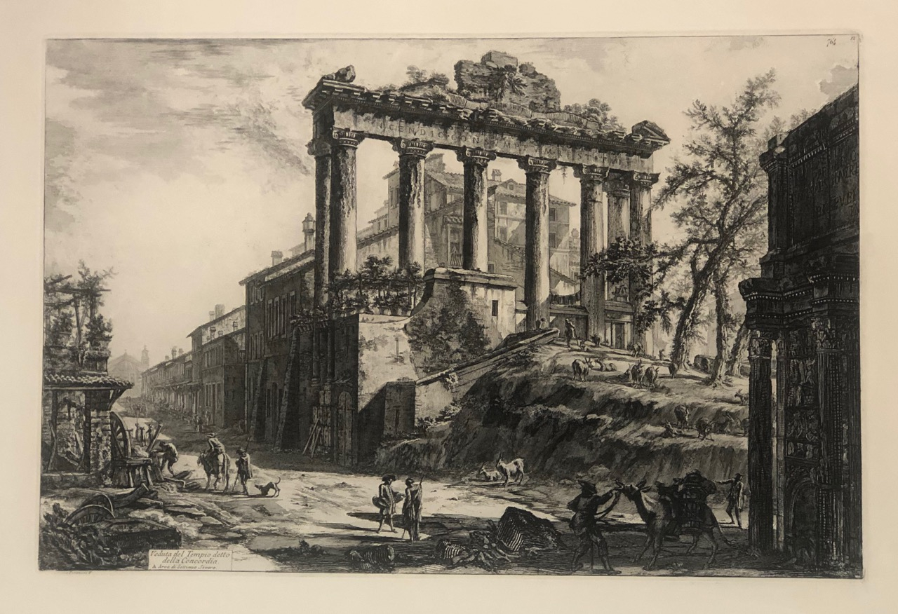 Veduta del tempio detto della Concordia