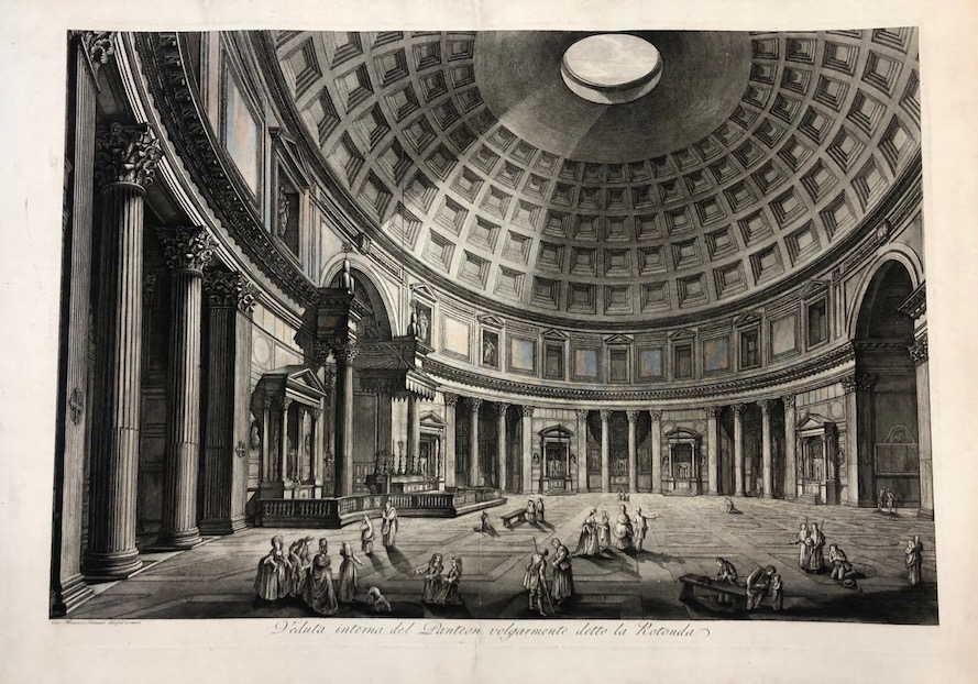 Veduta Interna del Pantheon volgarmente detto la Rotonda