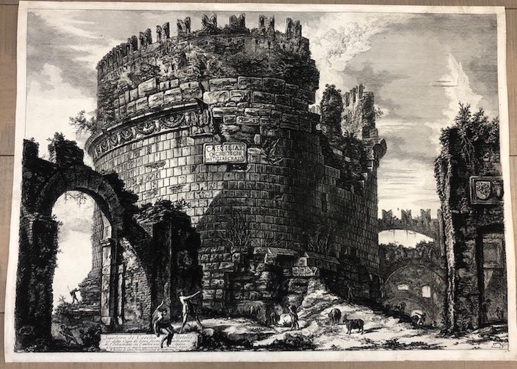 Sepolcro di Cecilia Metella or detto capo di dove