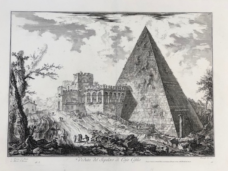 Veduta del Sepolcro du Caso Cestio
