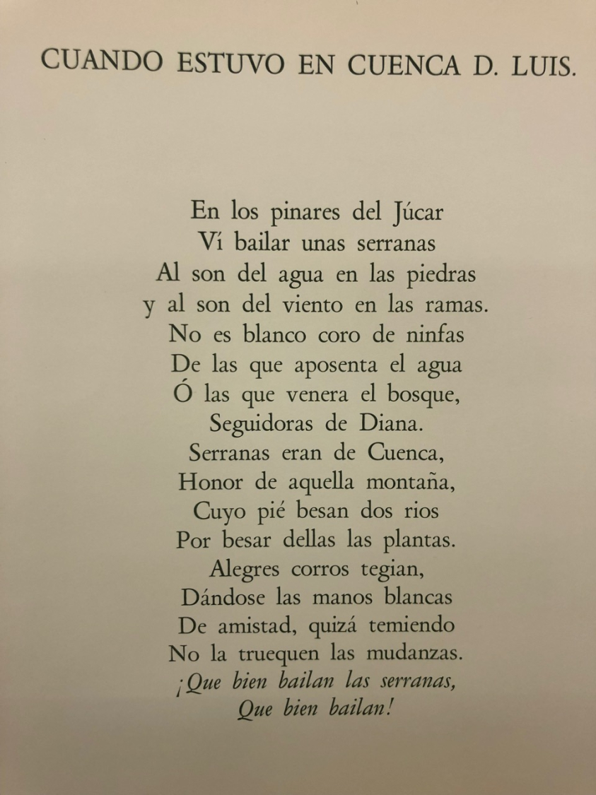 Texto, cuando estuvo en Cuenca D.Luis