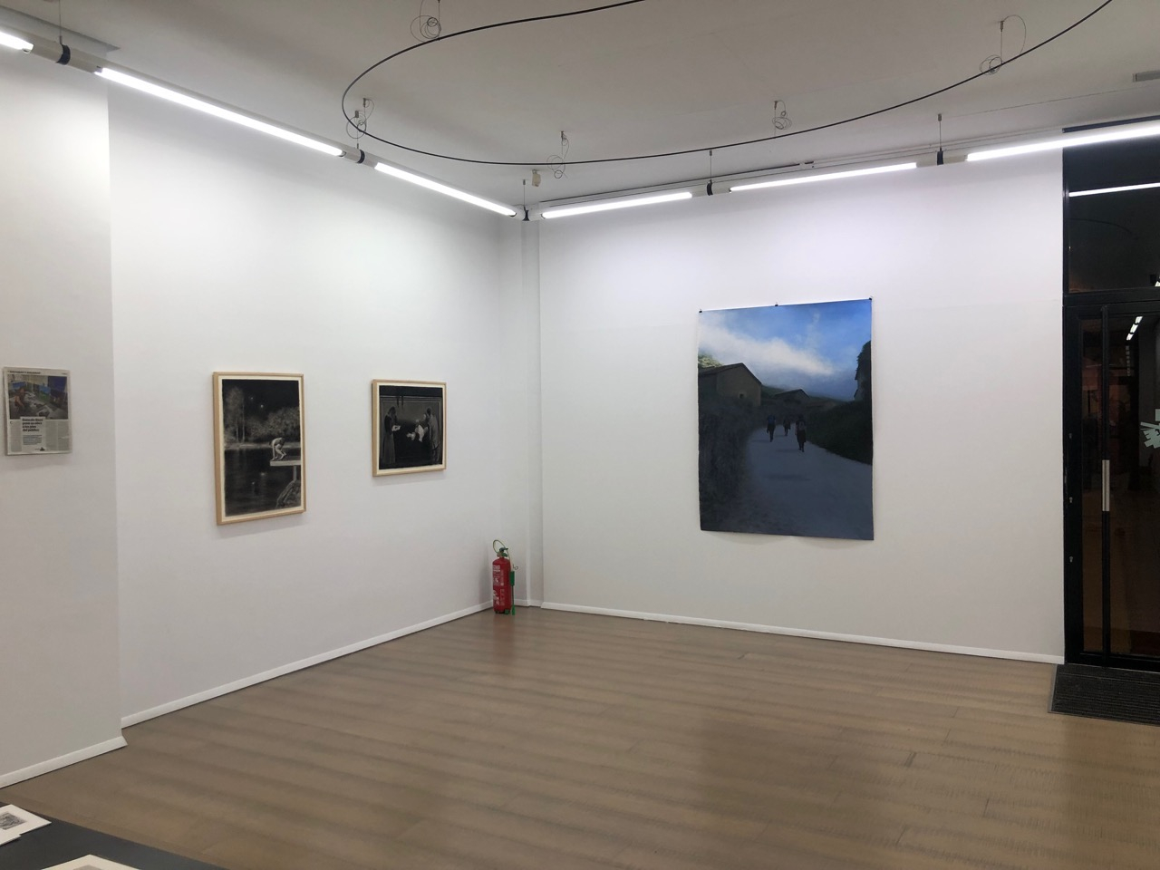 vista de la exposición I en la galería