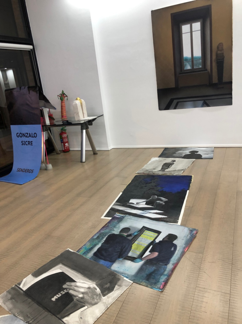 Vista de la exposición III en la galería