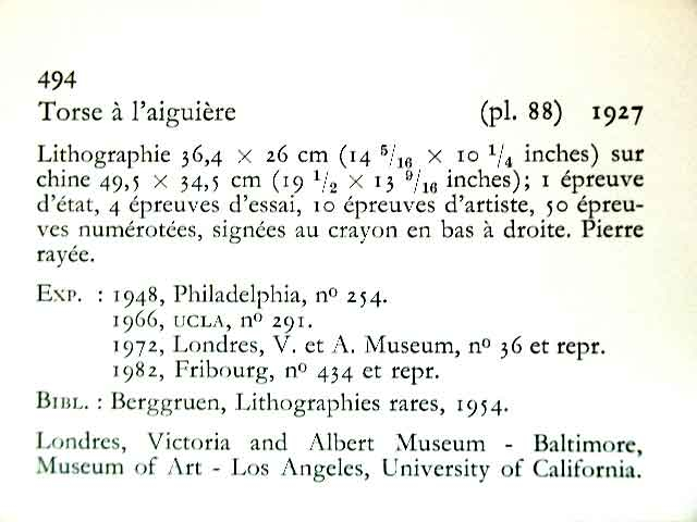 Catalogación De Torse À L'Aiguière 12