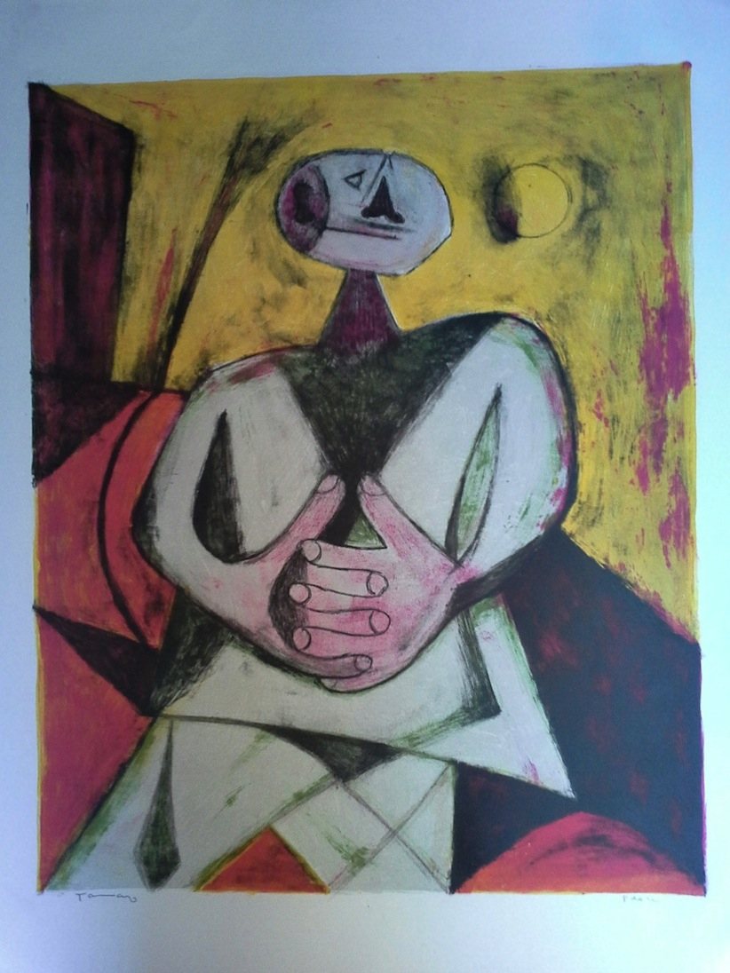 Hombre contemplando la luna 2